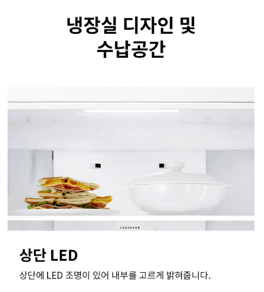 LG전자 2도어 일반냉장고 189L 방문설치 B182W13 이미지 2